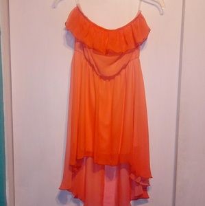 Vitta luna coral mini dress